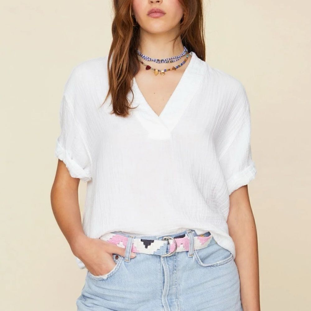 XiRENA White Avery Top